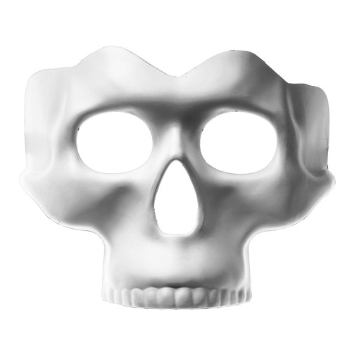 Maschera viso mezzo teschio