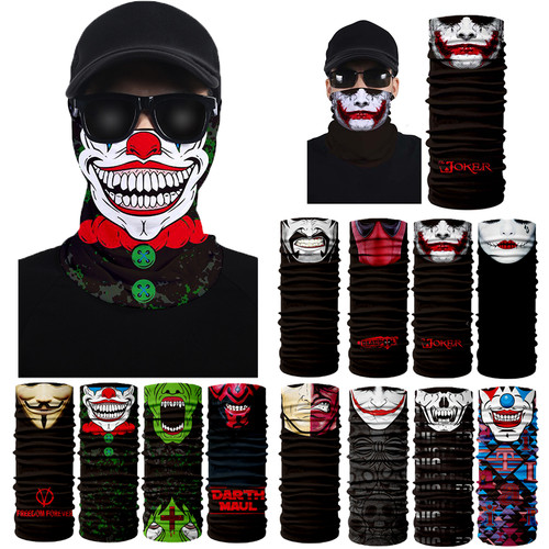 Bandana teschio clown maschera - teschio,