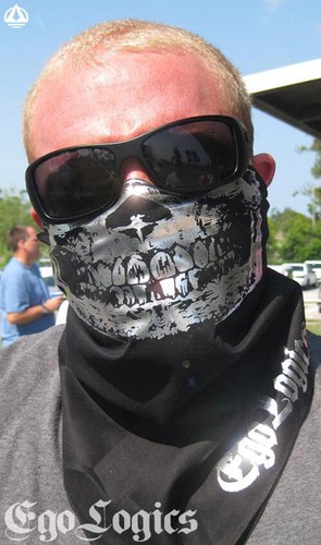 Maschera bandana cromata - maschera,