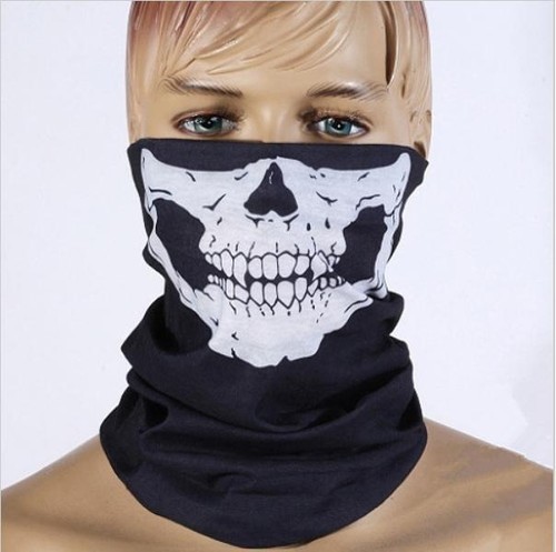 Maschera teschio mezza - teschio, viso