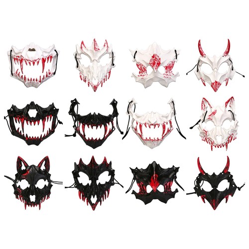 1pz maschera teschio animale - maschera,