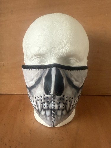 Maschera teschio mezza - maschera,