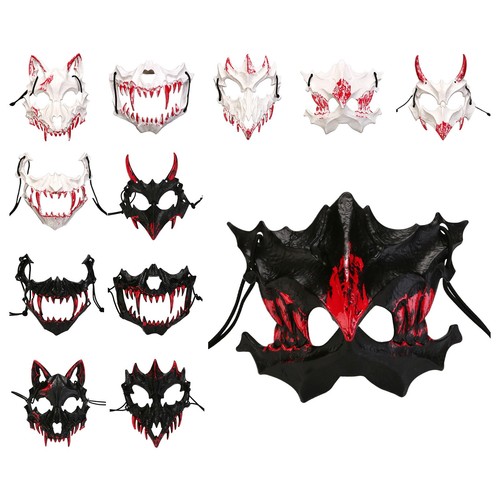 1pz maschera teschio animale - 1pz,