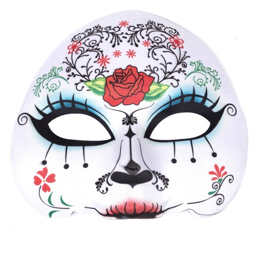 Maschera mezza viso teschio - maschera,