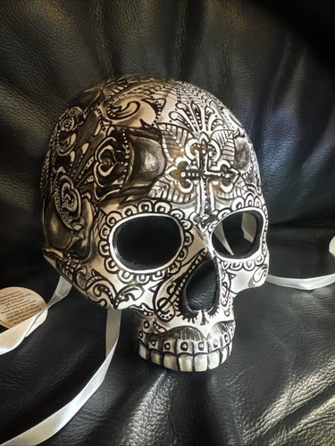 Maschera mezzo teschio - mezzo,