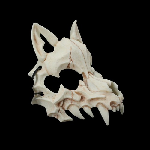 Maschera teschio lupo