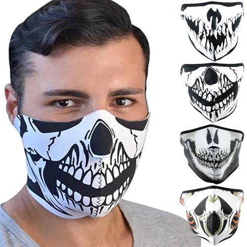Maschera teschio neoprene - maschera,