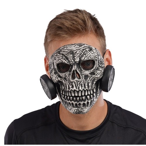 Maschera antigas teschio