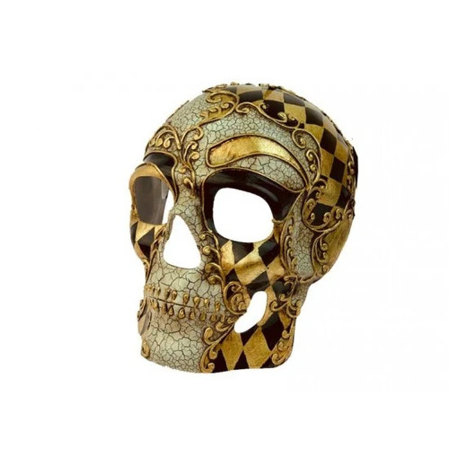 Mezza maschera teschio