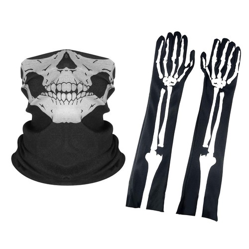 Guanti scheletro halloween - guanti,